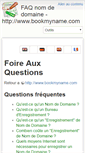 Mobile Screenshot of fr.faqs.bookmyname.com